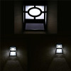 LED Solar Fence Lights Solar Lamp Panel Sound Control Lightings Waterproof Wall Lamps Garden Courtyard LED Fence Lights