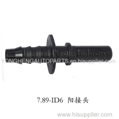 Male end-piece 7.89mm-to hose ID 6mm