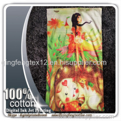 2015 hot sales personalized printing beach towel