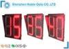 Square Red Flashing Traffic Light Timing Two Digits Display CE / ROHS