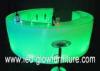 Portable Round Lighted LED Bar Counter with Astera LED lights for special event