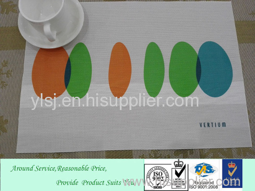 Dot Adorn PVC Woven Vinyl Placemat