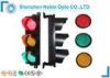 Full ball LED solar traffic lights 3 heads