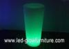 Low carbon illuminated decoration pillars wedding LED cylinder light for party / club
