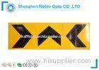 Custom solar yellow traffic sign arrow waterproof 10W / 12v 11Ah / 12v
