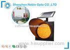 Yellow Led Flashing Warning Lights Commercial Solar Lighting for vehicle direction