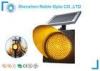 10W Solar Powered Warning Lights Yellow or Amber color IP65