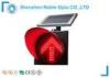 Solar Arrow Flashing Led Warning Lights , Vehicle Warning Sign