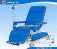 Automatic Hemodialysis Chairs with pillow and footrest , Mechanical Blood Drawing Chair