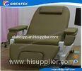 Blue , Green , Gray Hospital Electric Dialysis / Transfusion Chair for infusion and rest