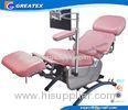 Medical Manual blood extraction chair , Electric Hospital Furniture for Drawing Blood
