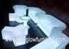 Shinning Angel Double LED Sofa for outdoor garden , led lighted furniture