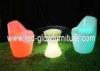 Saving Battery operated Waterproof glowing bar LED Chair / stools for garden , party