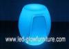 Rechargeable battery Plastic RGB Color led glow balls , glowing led bench