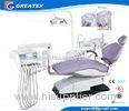 Top Mounted Dental Chair Unit With Floor Cabinet LCD Display On Instrument tray