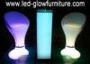 Modern Glowing night club bar stools , High led cocktail bar counter furniture