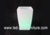 Fashionable illuminated LED Flower Pots / plant pot with16 colors changed