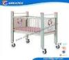 Flat Hospital Baby bed , Children Furniture Pediatric Bed With Wheels