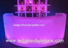 Waterproof illuminated LED party furniture tables with 4 RGB Color Changed