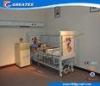 Five Function Adjustable Electric Hospital Baby Cart With Telescopic Aluminum Alloy Side Rails