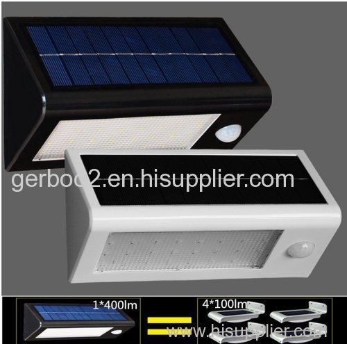 High Quality Solar Wall Lights Waterproof LED Outdoor Solar Lighting PIR Sensor Light