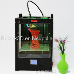 Fast print speed! Professional dual nozzle FDM desktop 3D printer with built-in camera