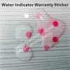 Custom blank round dia 3mm water sensitive sticker label