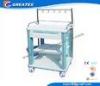 Emergency ABS IV Treatment medical procedure carts With Drawers and 2 dust basket