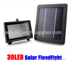 Solar Powered 30LED Light Power Spotlight Garden Lawn Lamp Waterproof Flood Light