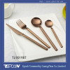 2015 high quality luxury set Titanium cutlery set stainless steel 18/10