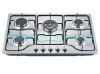 Built-in 5 burners stainless steel gas cooker