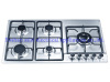 Built-in 5 burners stainless steel gas cooker