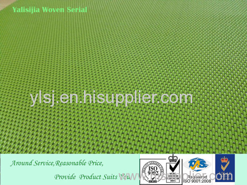 Green PVC Woven Vinyl Flooring tile