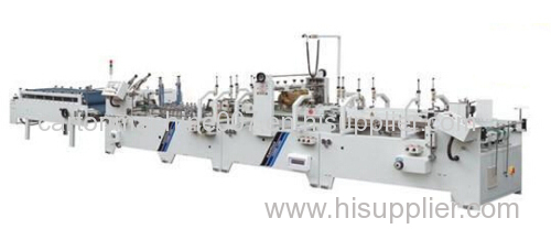 Pre fold and lock bottom folder gluer machine