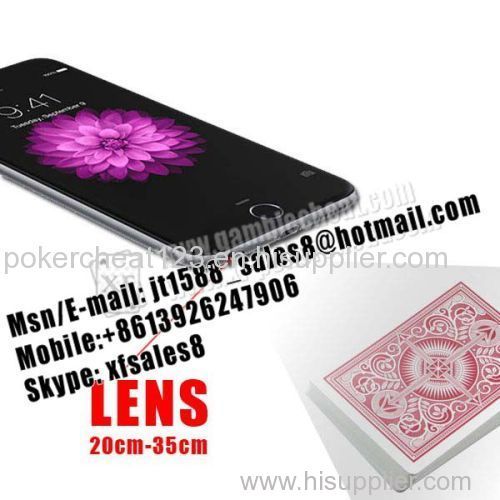 XF iphone6 camera for poker analyzer|marked cards