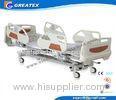 ABS , Metal Embedded Operator Electric Hospital Bed With Wheels and 5 Function