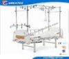 Multifunction Stainless Steel Manual Hospital Ward Bed for Traction Orthopedics
