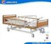 Four Fold Bed Board double Function patient hospital bed , manual adjustable beds
