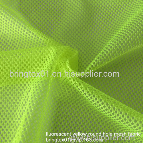 Jiaxing soft fluorescent mesh fabric sportsshoes sportswear
