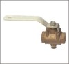Bronze Boiler Gas Valve with 2 Gas Release Nuts