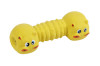Pet latex toys with squeaker dumbbell shape