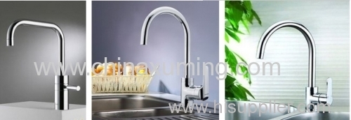 brass boday kitch faucets with chrome plated