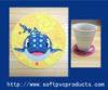 Eco-friendly Reusable Custom Drink Coasters wholesale Cartoon Funny Beverage Coasters