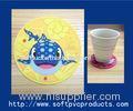 Eco-friendly Reusable Custom Drink Coasters wholesale Cartoon Funny Beverage Coasters