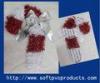 Home Decor Plastic Decorative Christmas Magnets , Beautiful Promotional Snowman Magnet