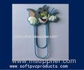 Creative Funny Tom Cat Cartoon PVC Paper Clip / Customized Paper Clips Wholesale