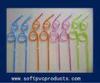Soft PVC Rubber Silicone Drinking Straw Holder / Recyled Plastic Drink Straws