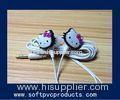 Colourful Phone Decoration Accessories Mini Soft PVC Earphone Ornaments
