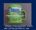 Unique Funny Personalized Custom Coffee Mugs with Soft PVC , Rubber , Silicone