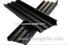 6005 T6 Black Powder Coated Industrial Aluminium Shell Profile For Electronics